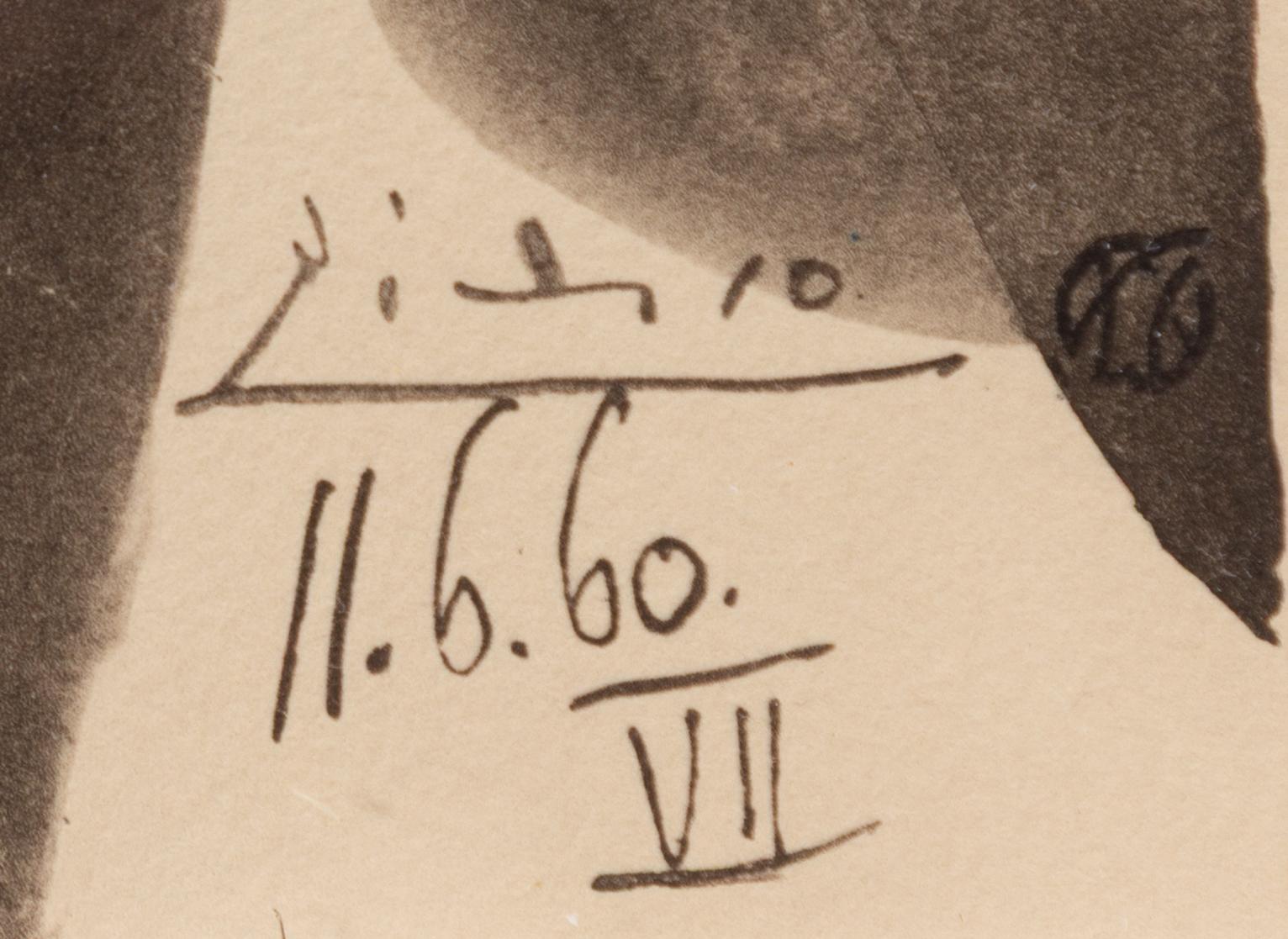 Pablo Picasso, efter, pochoir, signerad i trycket och numrerad 261/500.