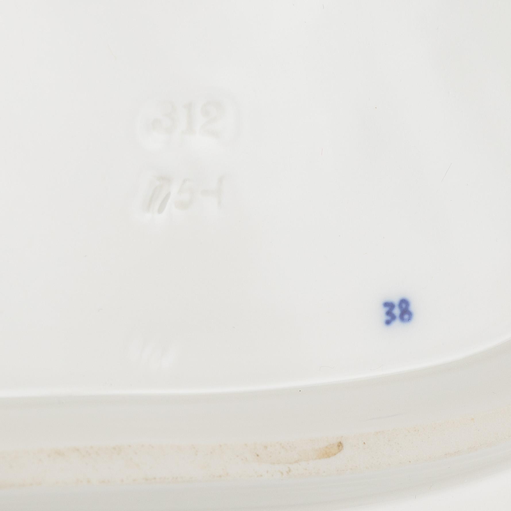 Servisdelar, 15 st, porslin, Meissen, Tyskland.