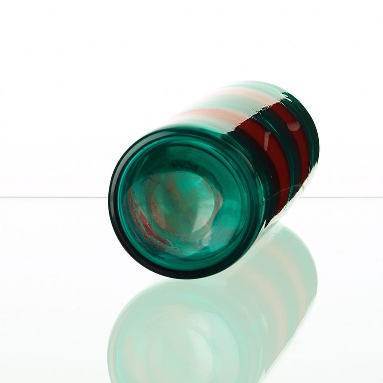 A Fulvio Bianconi 'Fasce orizzontale', Venini Murano Italy 1950's.