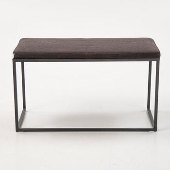 A steel bench from BoConcept.