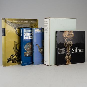 BOOKS, 5 vol. About gold and silver.