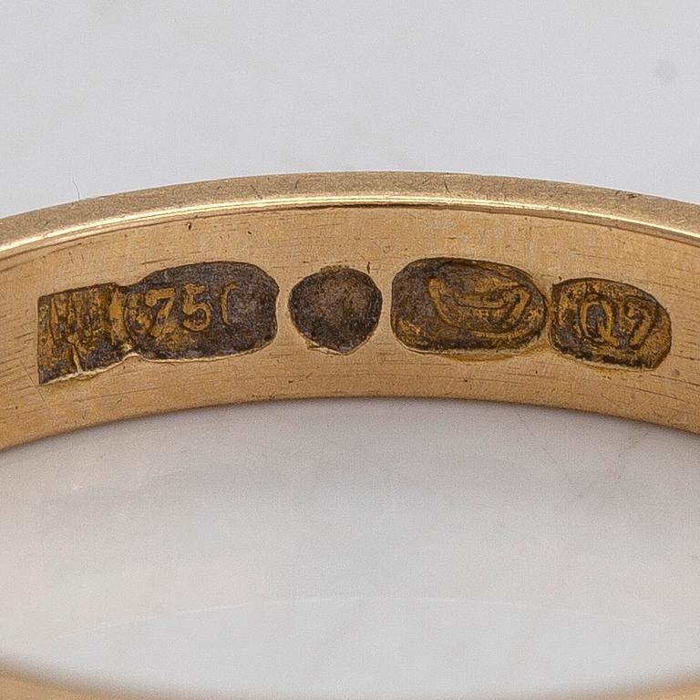 Björn Weckström, Ring "Lapp gold", 18K guld. Lapponia 1969.