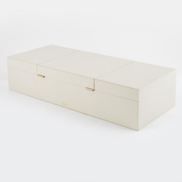 Jewellery box, Smythson, "Grosvenor Table Top Jewellery Box".