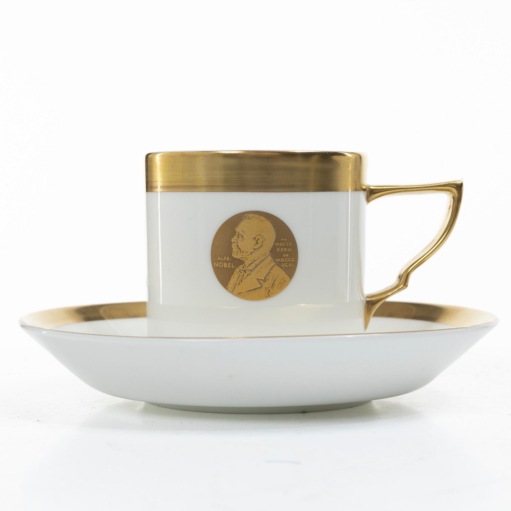 Karin Björquist, Coffee service, 25 pieces, “Nobel”/“Nobel Jubilee 1991”, Rörstrand.