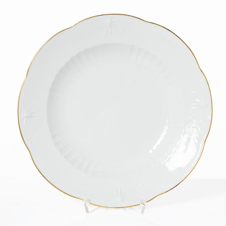 Alf Wallander, a 69 pieces dinner service, porcelain, "Fjäril", Rörstrand, early 20th century.