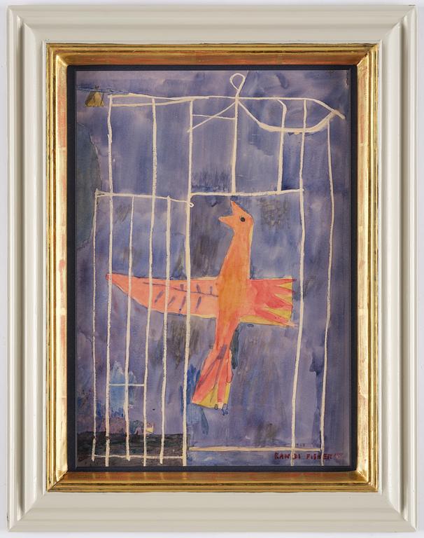 Randi Fisher, Bird in a cage.