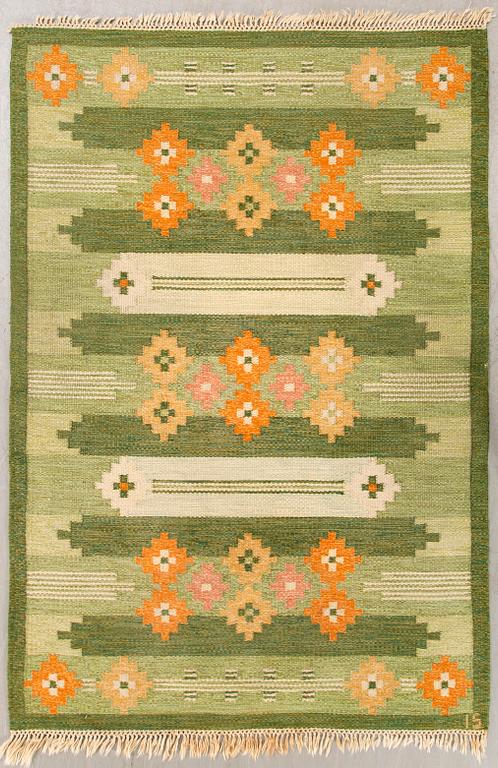A Swedish flat weave carpet Frösö Ingegerd Silow 200x140 cm.