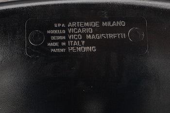 FÅTÖLJER, 2 st, "Vicario", design Vico Magistretti, Artemide, Milano. 1900-talets andra hälft.