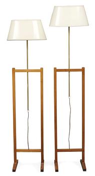 644. A pair of Josef Frank floor lamps, model 2458, Firma Svenskt Tenn.