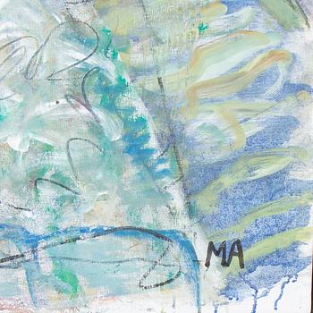 Maj Arnell, oil on canvas, signed and dated -95.