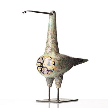 Birger Kaipiainen, a ceramic sculpture of a bird, Arabia, Finland 1958.