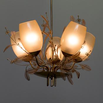 PAAVO TYNELL, taklampa, modell 9029/5, Taito, 1900-talets mitt.
