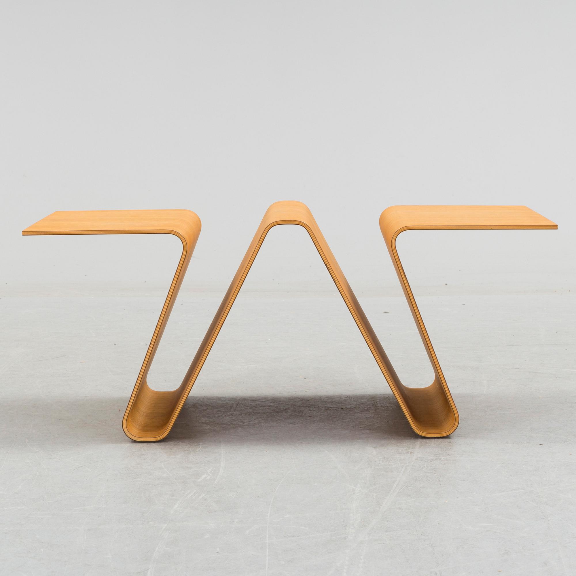 A 'Paper Master' table by Torbjörn Andersen Norway Says for Swedese.