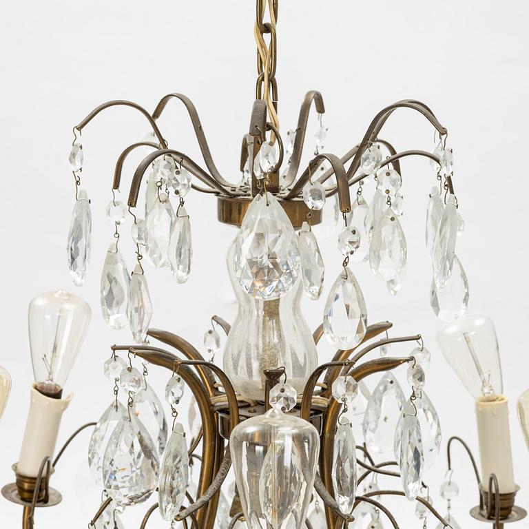A baroque-style chandelier, first half of the 20th century.