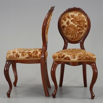 STOLAR, 6 st, nyrokoko, 1800-talets slut.