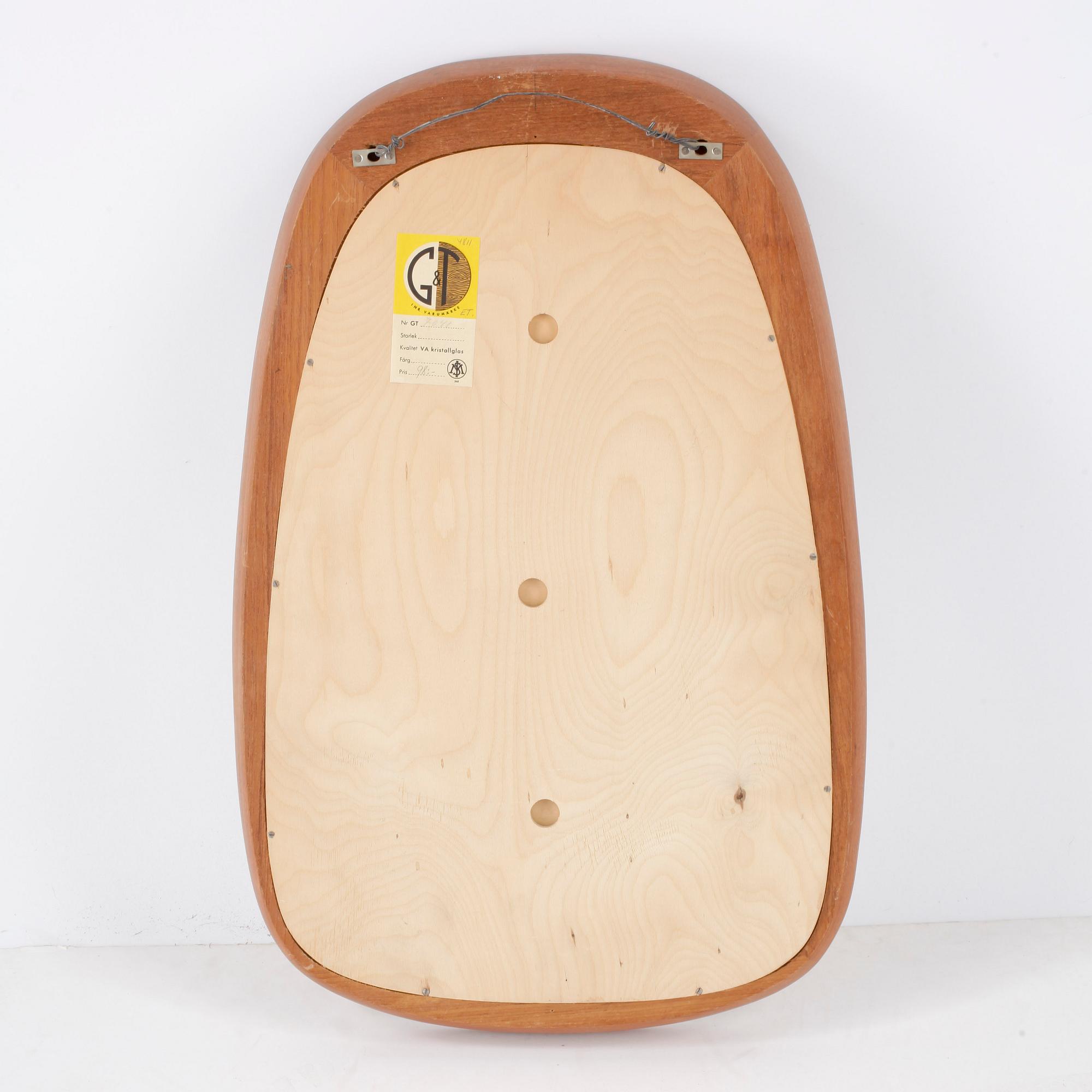SPEGEL, teak. G&T, 1960-tal.