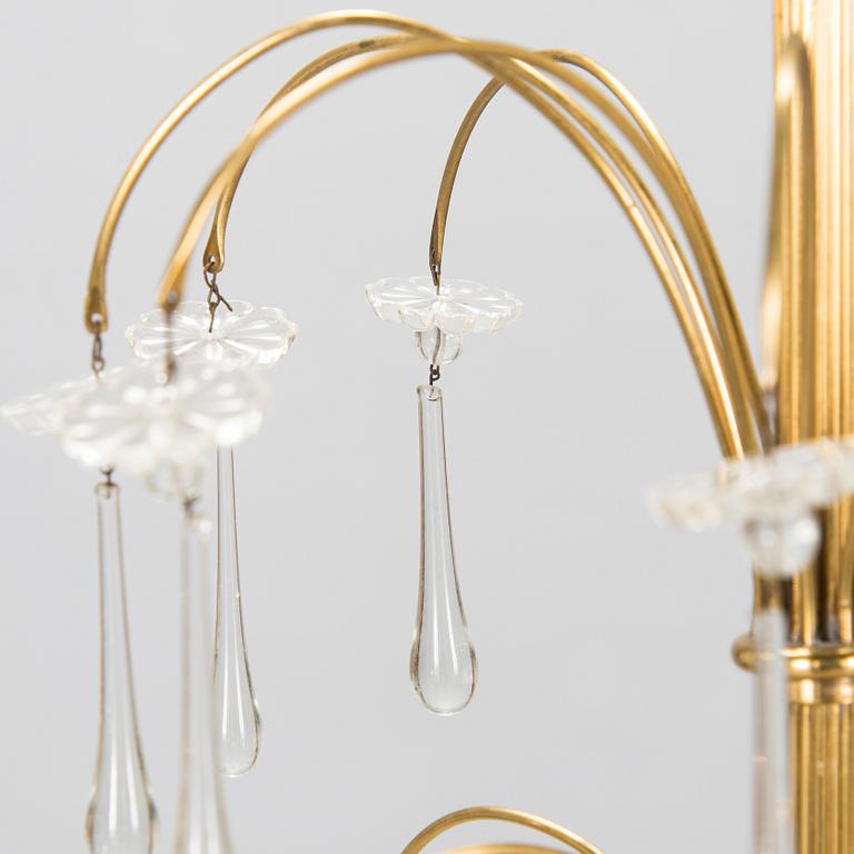 Paavo Tynell,  a 1930's '1470/5' chandelier for Taito.