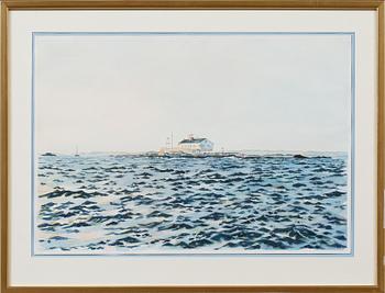 Jan Falkman · JAN FALKMAN, akvarell, signerad och daterad 1986.
