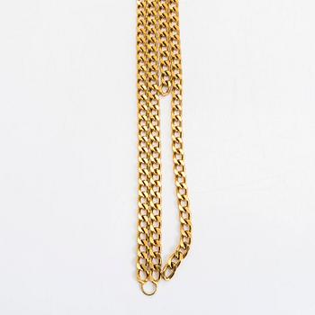 Chanel, a 1980's chain belt.