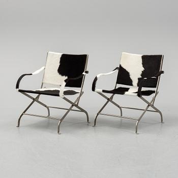 Antonio Citterio, a pair of 'Carlotta' chairs, Flexform, Italy.