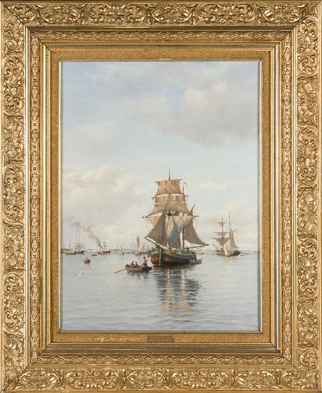 Oscar Kleineh, "Segelfartyg på redden".