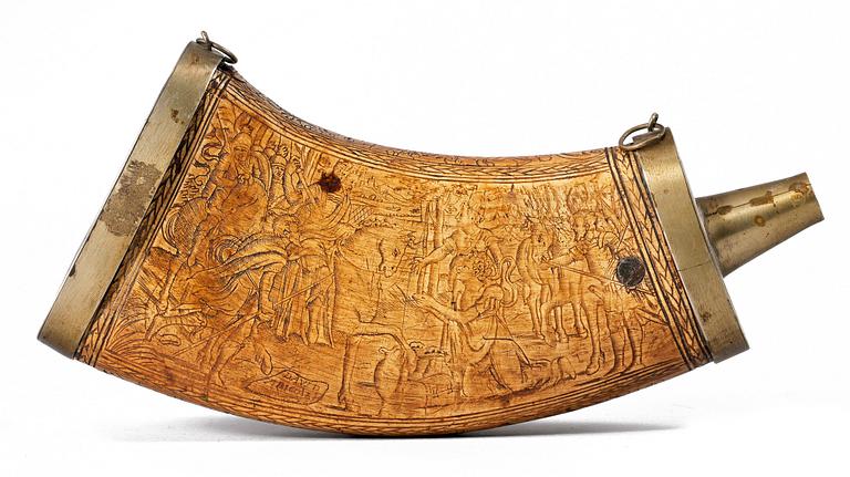 KRUTHORN, horn, 1600-talets början.