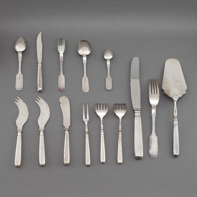 BESTICK, 68 st, silver, R Lange, Estland, 1900-talets första hälft.