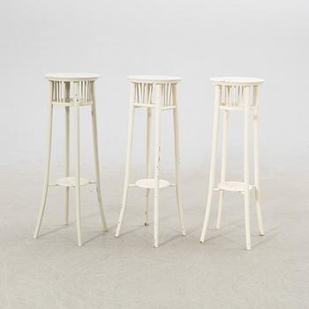 Pedestals 3 pcs first half of the 20th century.