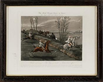 HENRY ALKEN, efter, 4 st, gravyrer,  England, 1800-tal.