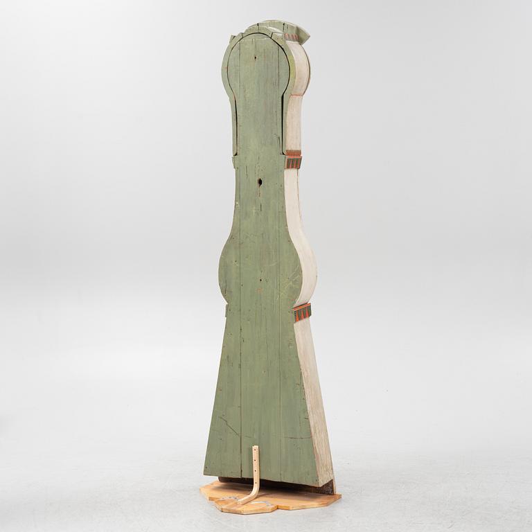 Longcase clock,  so-called Ångermanland bride,  Early 19th century.