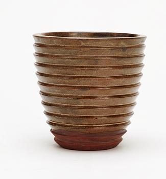 A Wilhelm Kåge stoneware 'Farsta' vase, Gustavsberg Studio 1936.