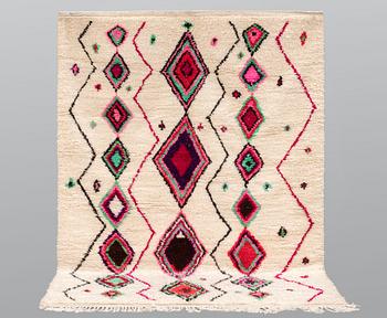 A Moroccan carpet, 275 x 168 cm.