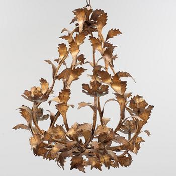 A Rococo style chandelier, second half of the 20th century.