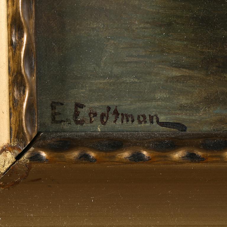 ELIAS ERDTMAN, olja på duk, signerad.