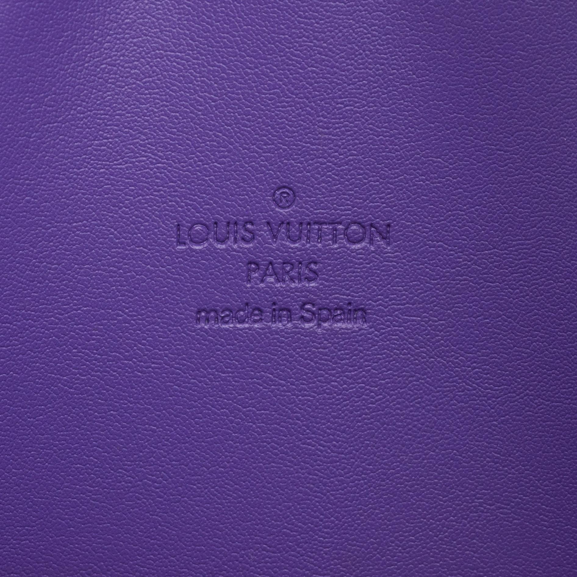 Louis Vuitton, a vernis 'Sutton Violet' bag, 2001.