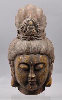 SKULPTUR, järn, Kina, 1900/2000-tal.