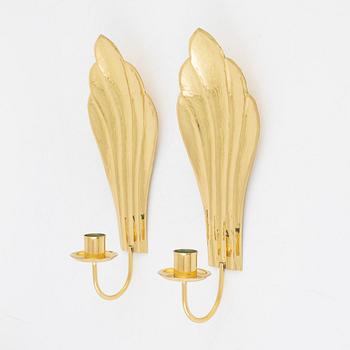 Lars Holmström, vägglampetter, ett par, Firma Lars Holmström, Arvika, 1990-91.