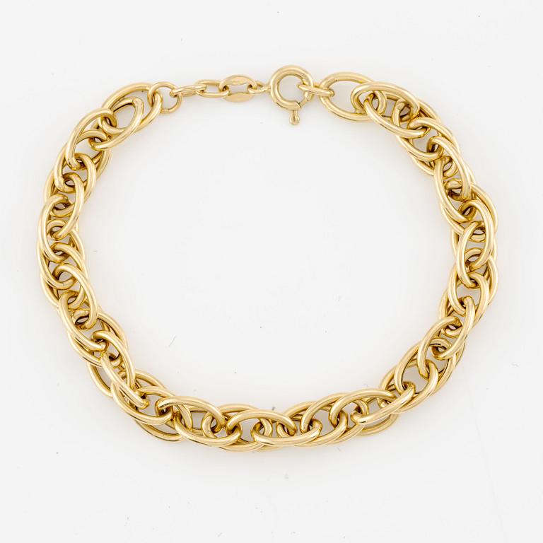 Bracelet, 18K gold, Arezzo, Italy.