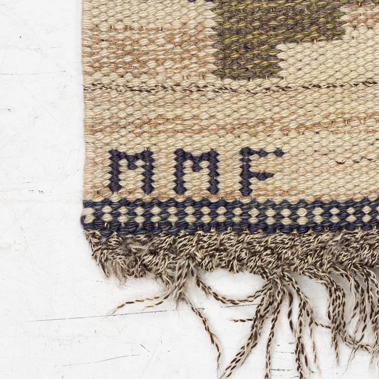 Märta Måås-Fjetterström, matta, "Rutmattan", rölakan, ca 176 x 101 cm, signerad MMF.