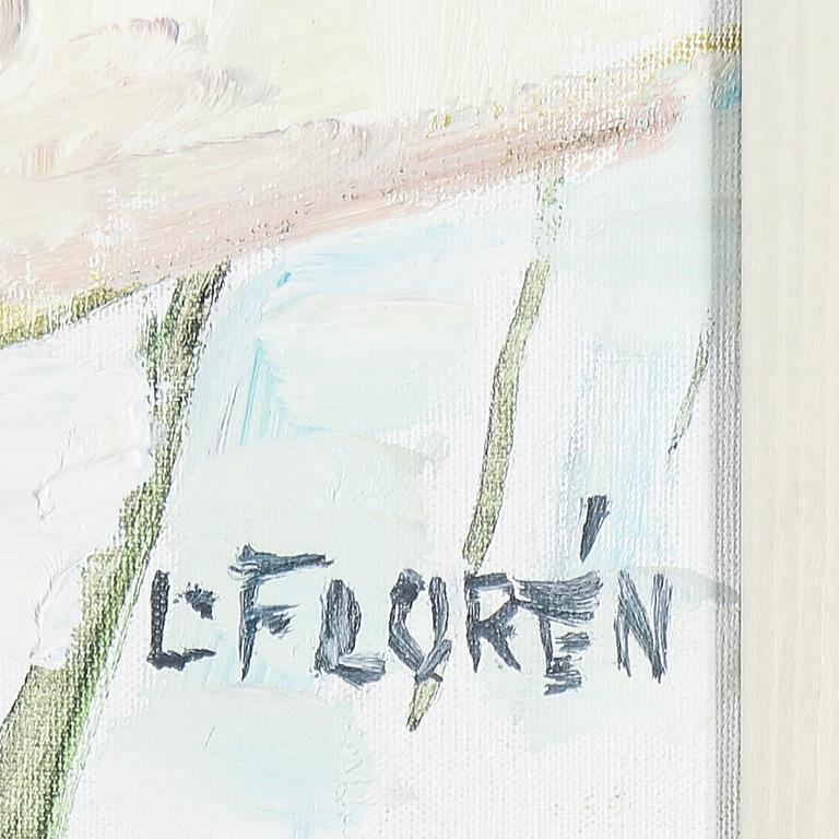 LARS FLORÉN, olja på duk, signerad.
