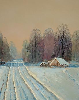 Wiktor Korecki, oil on canvas, signed.