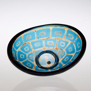 Sven Palmqvist, A Sven Palmqvist 'Ravenna' glass bowl, Orrefors 1971.