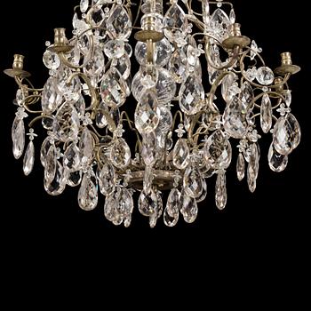 A first half of the 20th century rococo style chandelier.