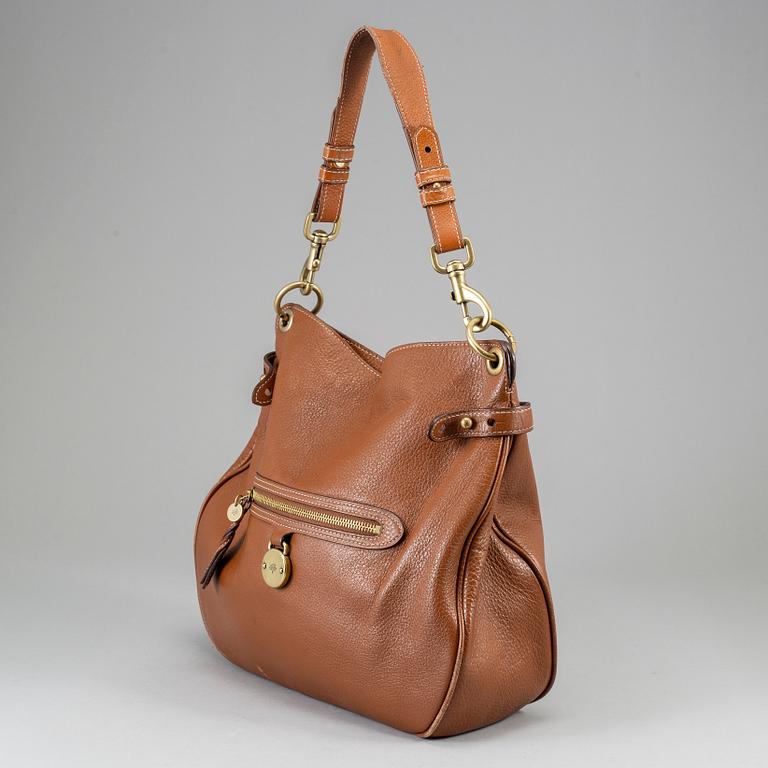 MULBERRY, a 'Somerset' brown leather handbag, 2014.