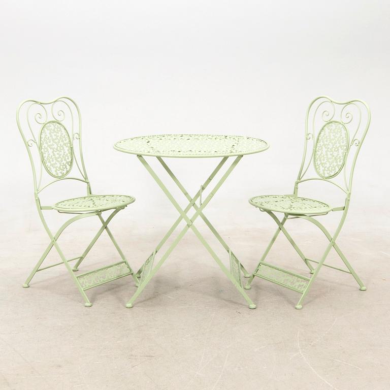 Garden set, 3 pieces, late 20th century.