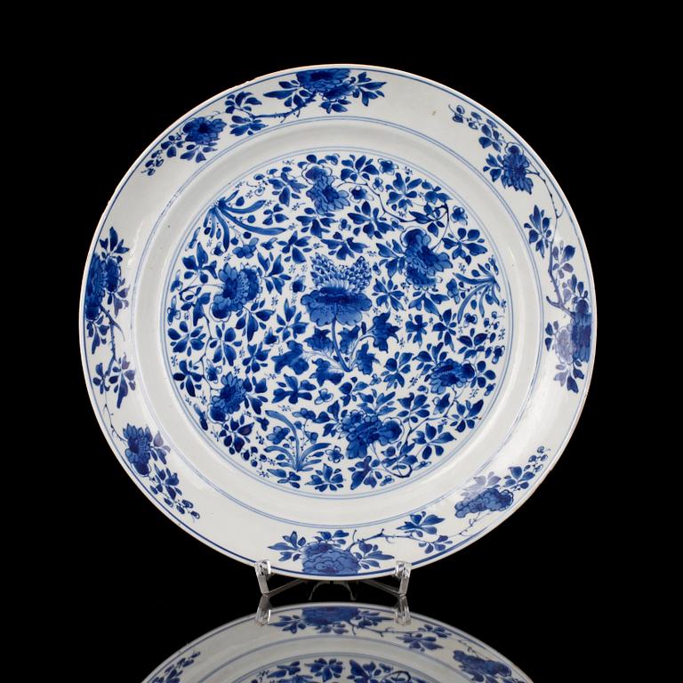 TALLRIK, Porslin, Kina, Kangxi (1662-1722).