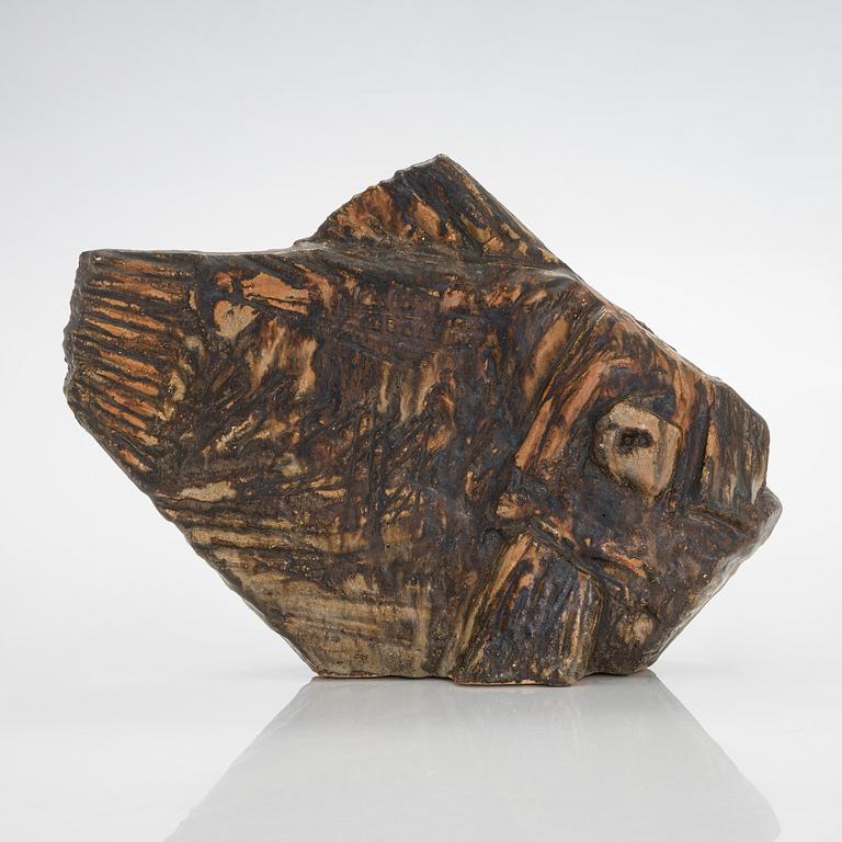 Taisto Kaasinen, skulptur, stengods, signerad T. Kaasinen Arabia.