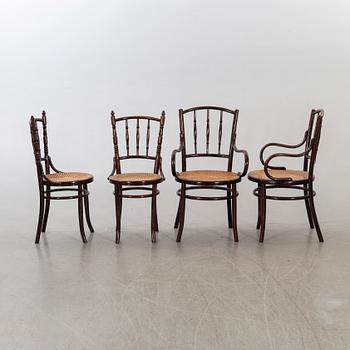 KARMSTOLAR, ett par samt STOLAR, ett par, Fischer och Mundus, 1900-talets första del.