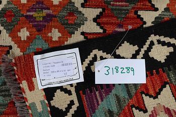 A runner, Kilim, ca 388 x 80 cm.