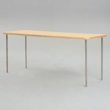 Jasper Morrison, a dining table and six birch laminate "Ply chairs / Open back" by Jasper Morrison, Vitra, 1988-89.